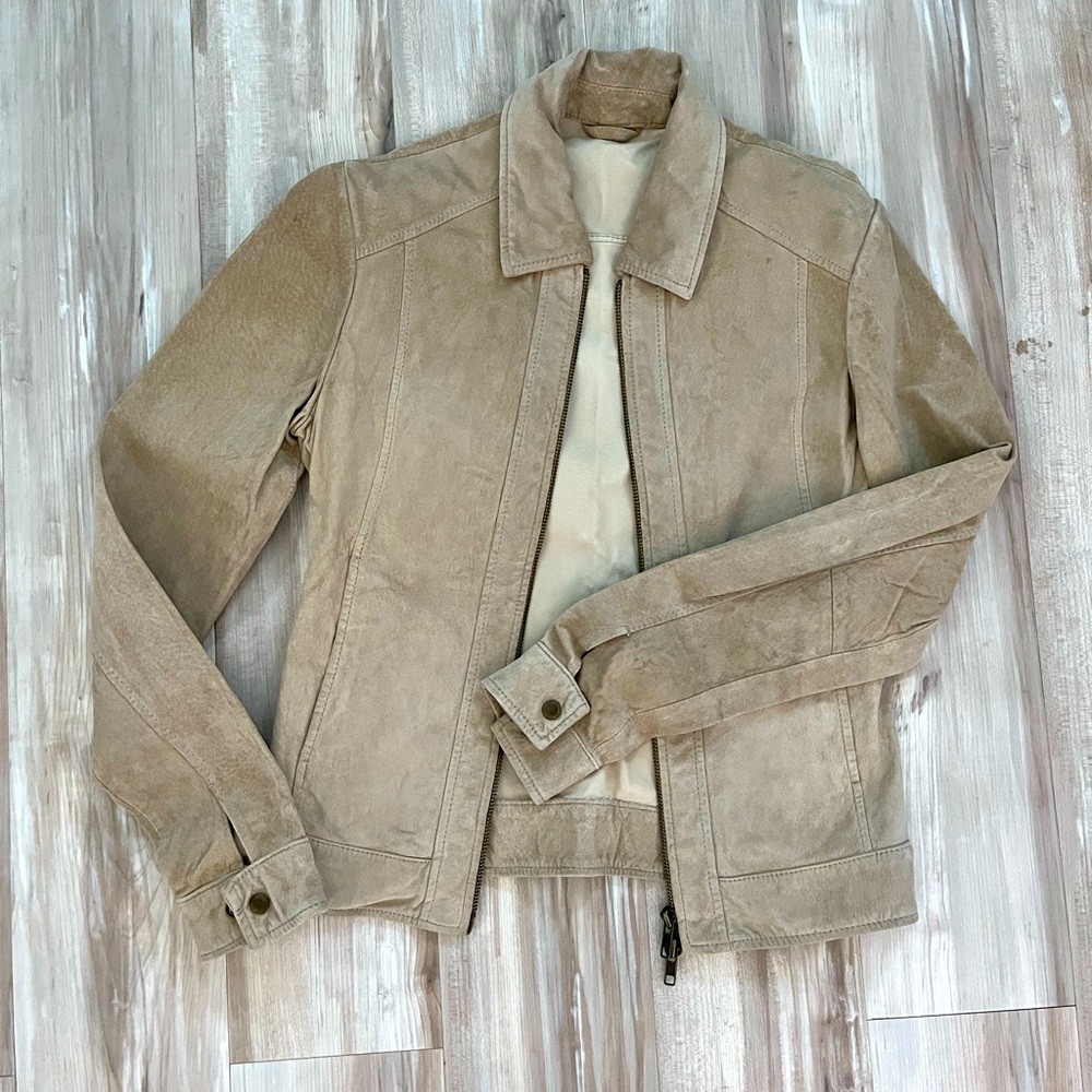 leather jacket (soft suede)